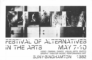 1982 Festival of Alternatives in the Arts